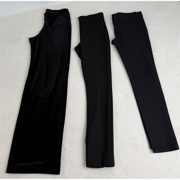 Dalia Pants - Y2K Women's Stretch Pants Lot 3 sz Small + Medium  Black Velvet & Slim Fit Dalia